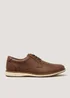 Brown Casual Derby Shoes - Size 6 Image 1