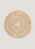 Natural Woven Placemat (38cm) Image 1