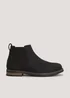 Black Leather Chelsea Boots - Size 6 Image 1