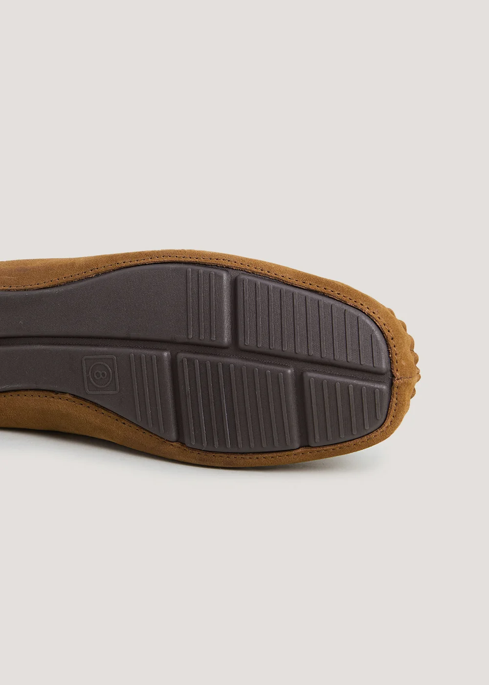 Tan Suede Moccasin Slippers - Size 6 Image 2