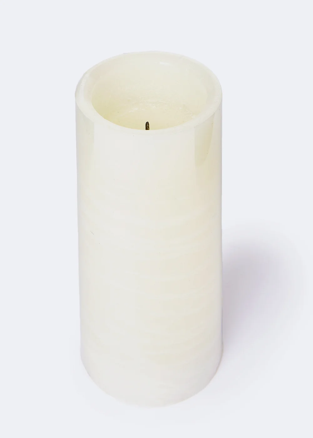 Medium LED Candle with Wick (15cm x 7.5cm) Image 1