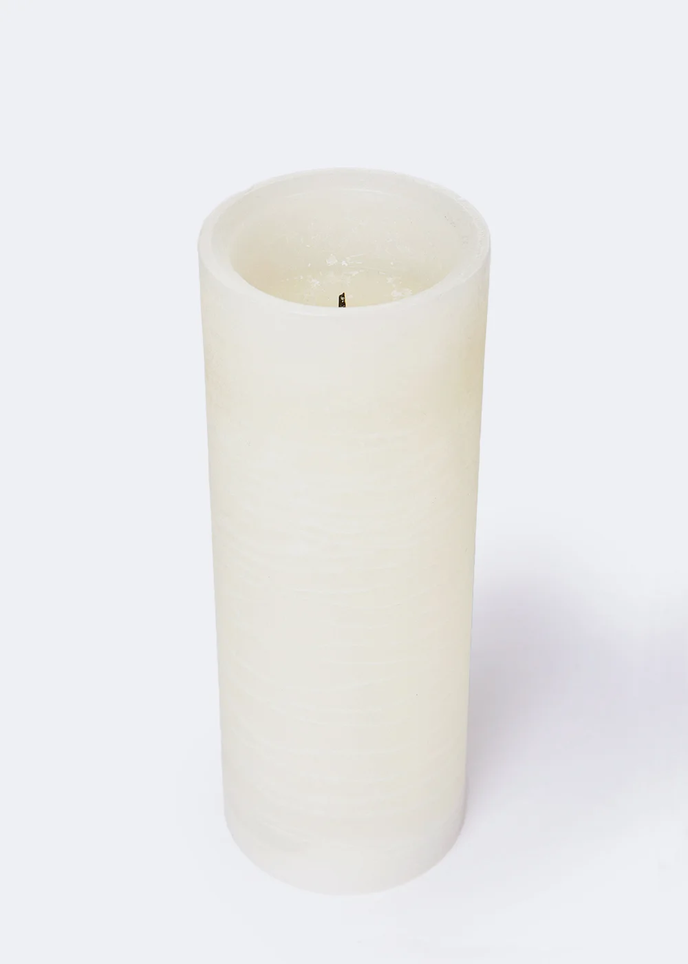 Large LED Candle with Wick (20cm x 7.5cm) Image 1