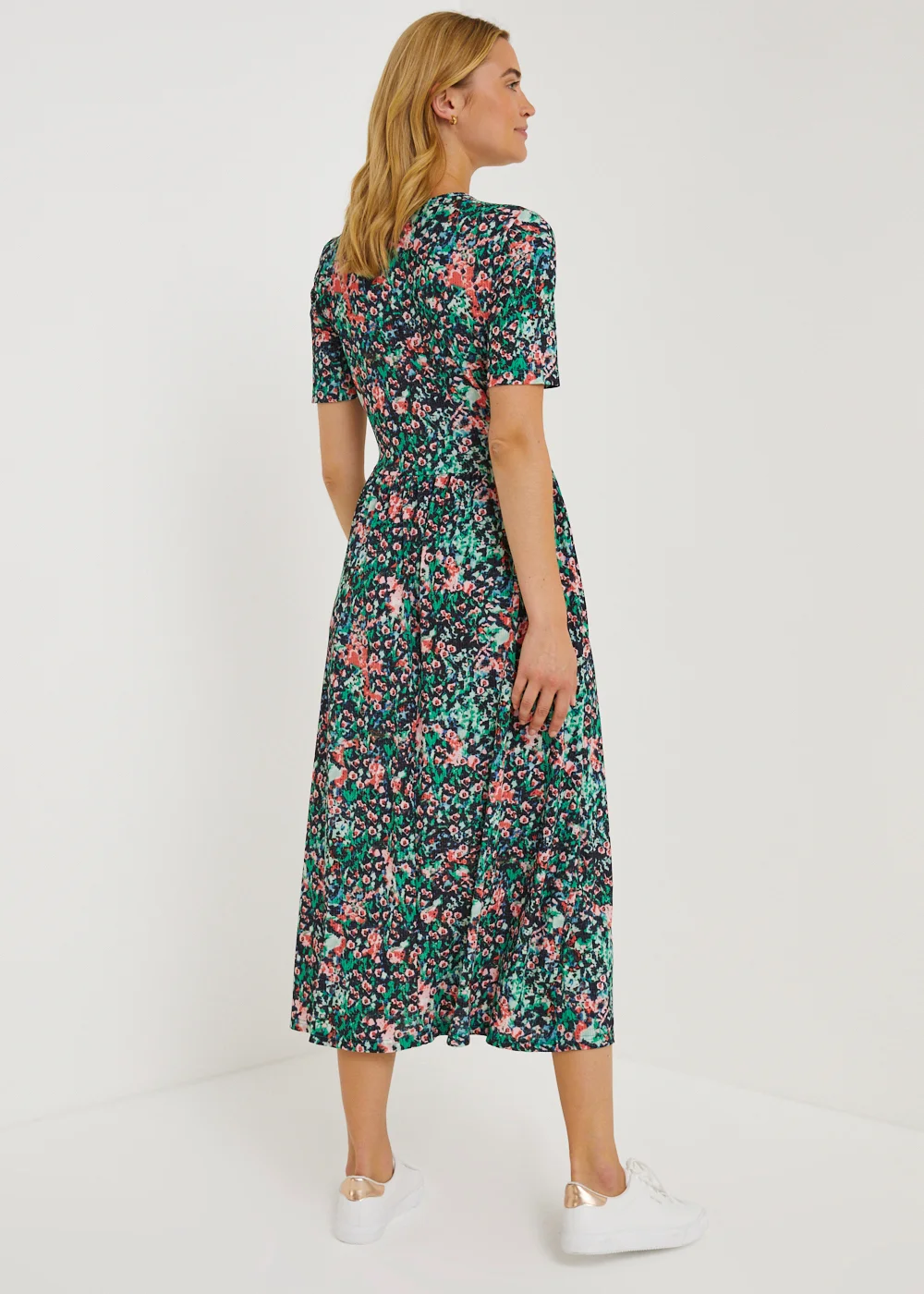 JDY Svan Black Floral Maxi Dress - 8 Image 3