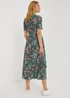 JDY Svan Black Floral Maxi Dress - 8 Image 3