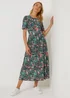 JDY Svan Black Floral Maxi Dress - 8 Image 1