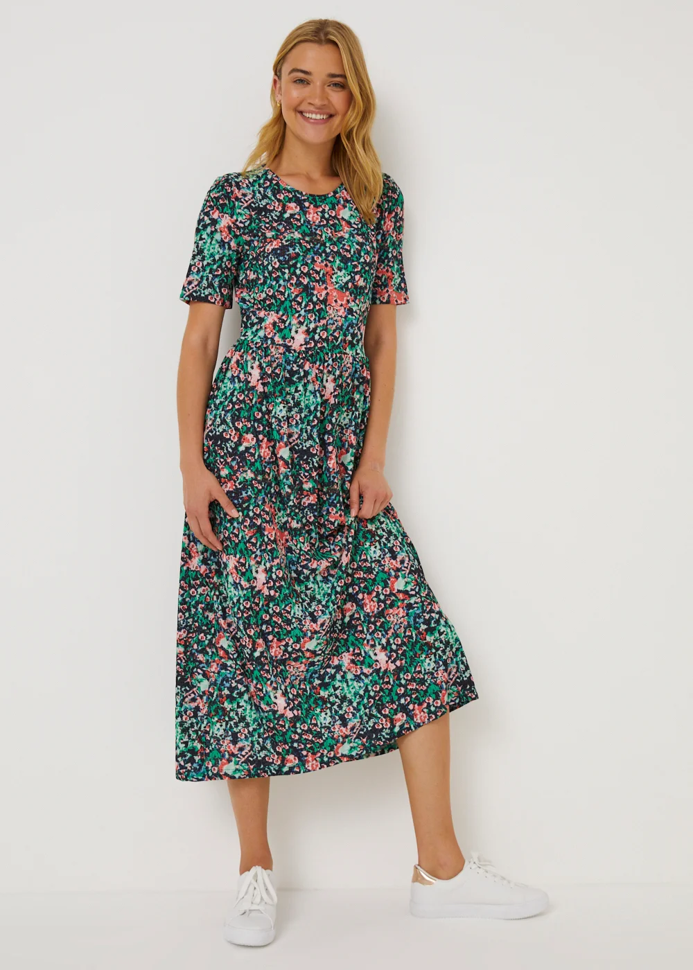 JDY Svan Black Floral Maxi Dress - 8 Image 5