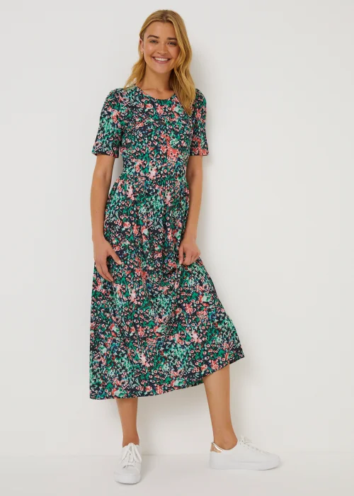 JDY Svan Black Floral Maxi Dress - 8 Image 5