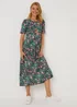 JDY Svan Black Floral Maxi Dress - 8 Image 5