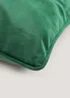 Green Large Velvet Cushion (55cm x 55cm) Image 2