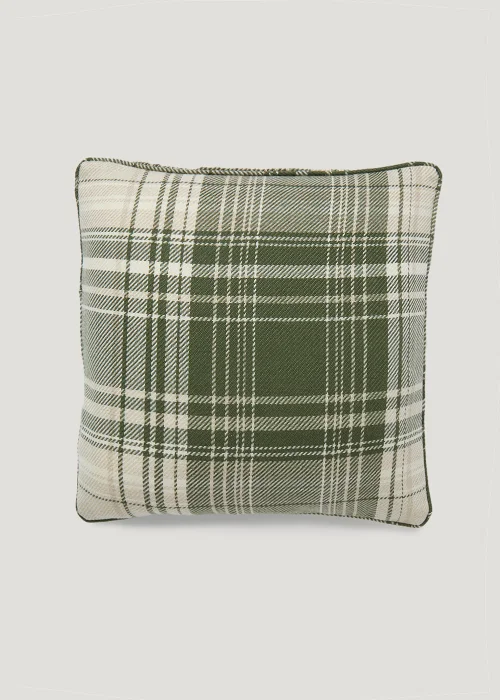 Green Check Cushion (50cm x 50cm) Image 1