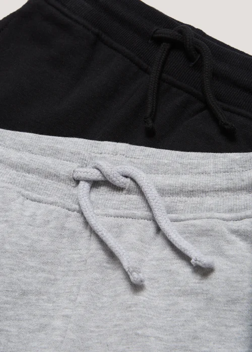 Kids 2 Pack Grey & Black Joggers (9mths-6yrs) - 9-12 months Image 2