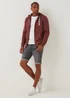 Red Essential Zip Up Hoodie - S Image 5