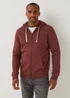 Red Essential Zip Up Hoodie - S Image 1