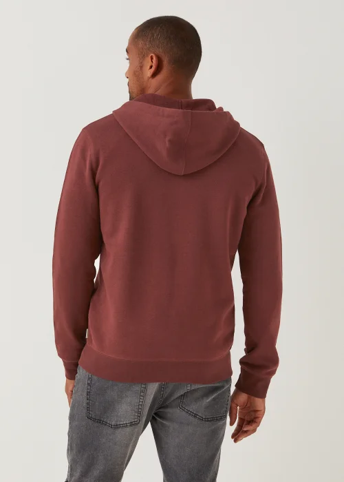 Red Essential Zip Up Hoodie - S Image 2