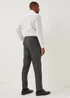Taylor & Wright Charcoal Check Regular Fit Flexi Waist Trousers - 32 Waist 29 Leg Image 5