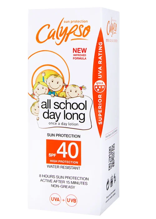 Calypso Kids All School Day Long Sun Cream Lotion - SPF 40 Image 2