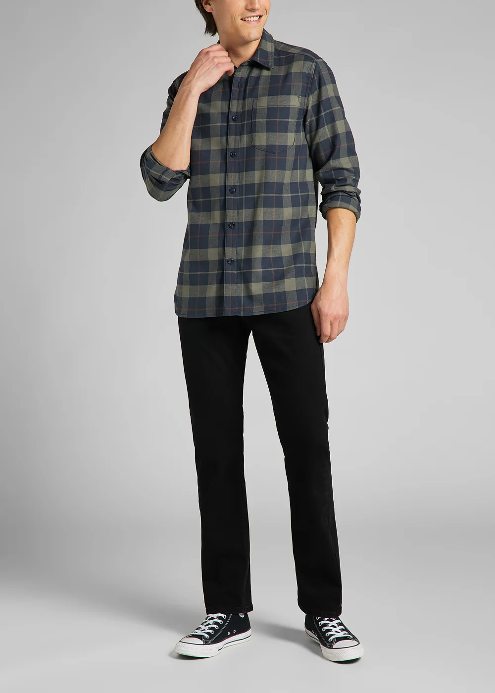 Lee Black Slim Fit Jeans - 30 Waist Regular Image 3