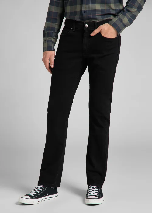 Lee Black Slim Fit Jeans - 30 Waist Regular Image 1