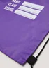 Kids Purple School Pump Bag - One Size Image 2