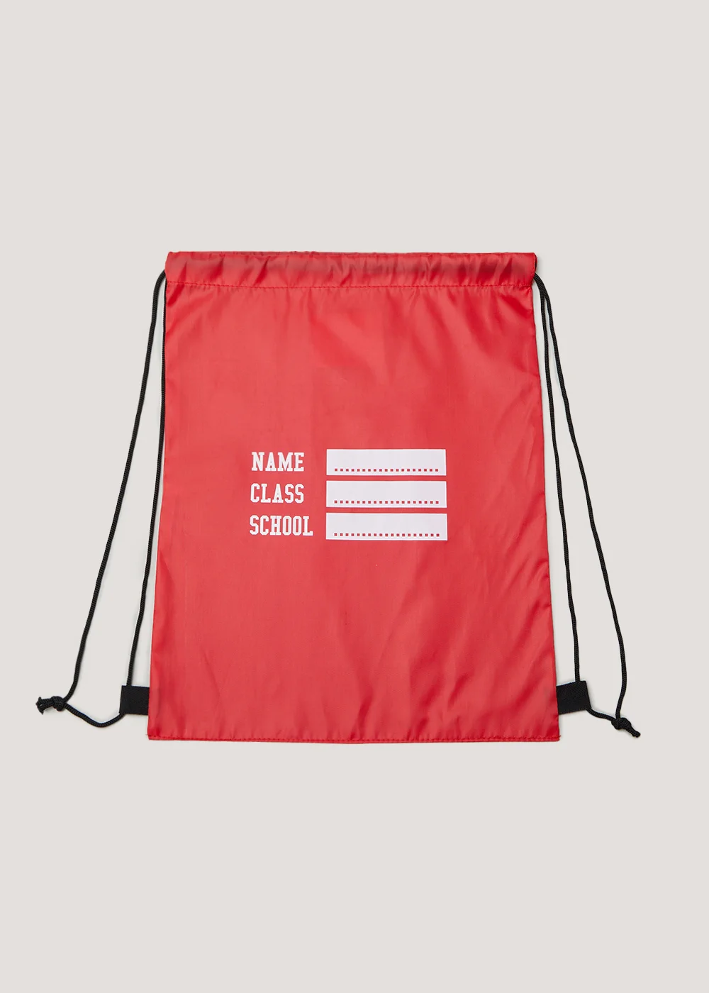 Kids Red School Pump Bag - One Size Image 1
