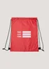 Kids Red School Pump Bag - One Size Image 1