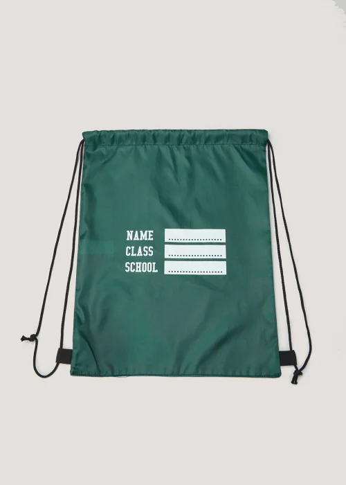 Kids Green School Pump Bag - One Size Image 1