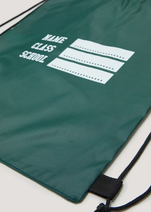 Kids Green School Pump Bag - One Size Image 2
