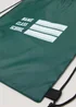 Kids Green School Pump Bag - One Size Image 2