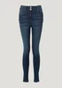 April Dark Wash Push Up Super Skinny Jeans - Size 8 Image 3