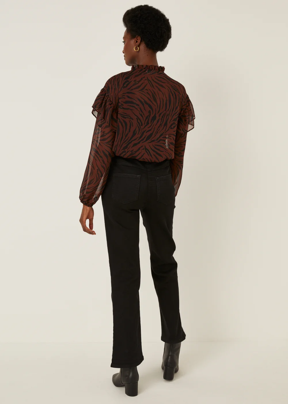 Sadie Black Bootcut Jeans - 8/L29 Image 5