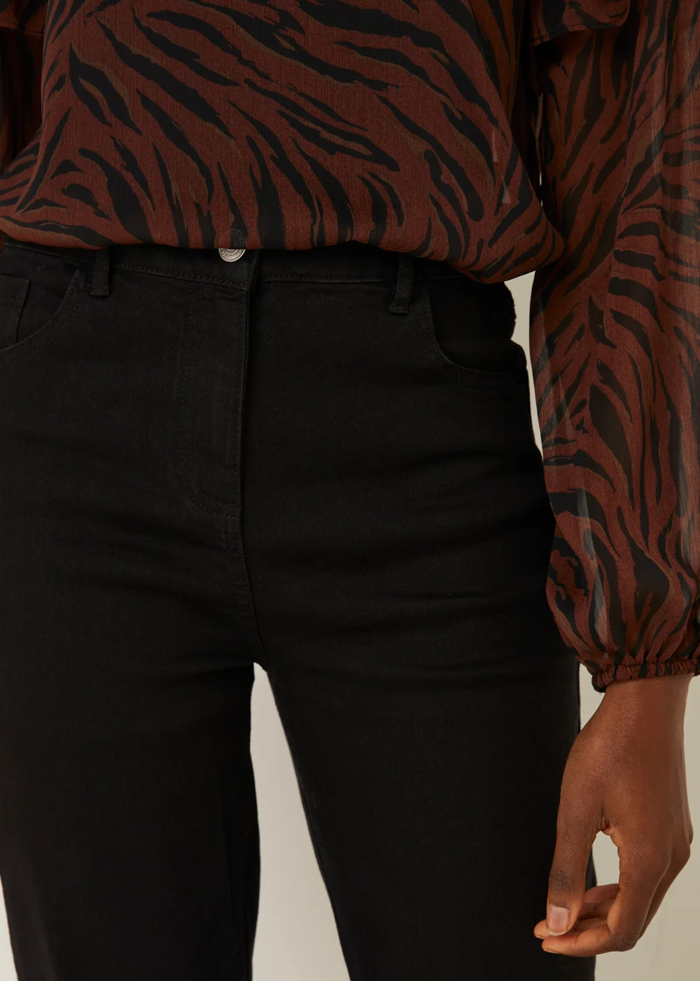 Sadie Black Bootcut Jeans - 8/L29 Image 2