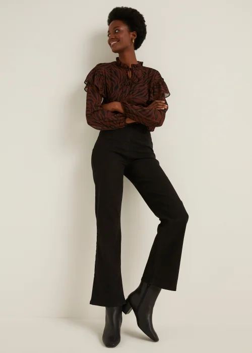 Sadie Black Bootcut Jeans - 8/L29 Image 1