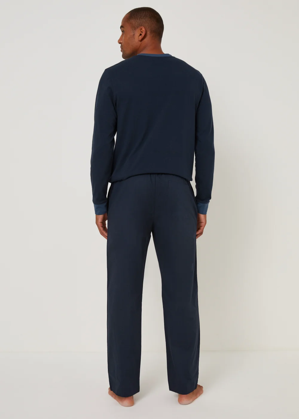 2 Pack Woven Check Pyjama Bottoms - Small Image 4