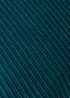 Teal Pleated Velvet Cushion (50cm x 50cm) Image 3