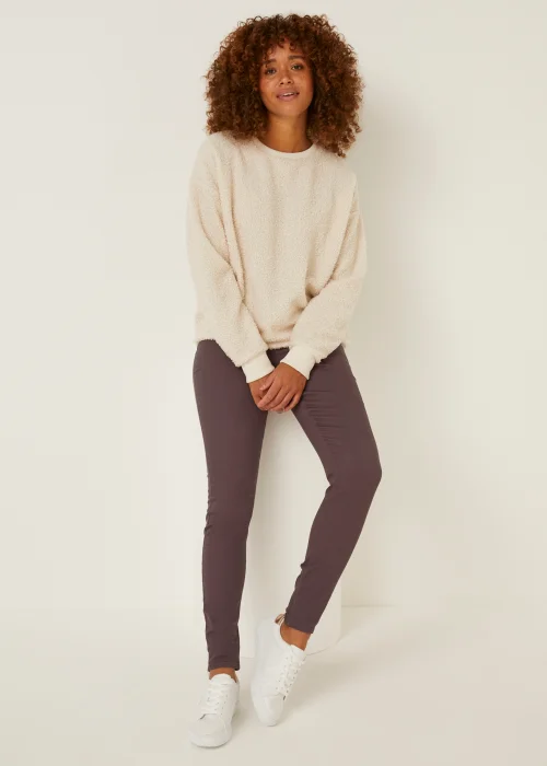 Rosie Purple Push Up Jeggings - Size 08 29 leg Image 2