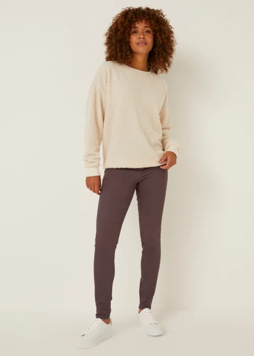 Rosie Purple Push Up Jeggings - Size 08 29 leg Image 1