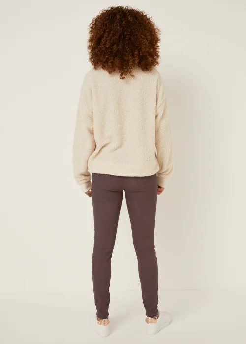 Rosie Purple Push Up Jeggings - Size 08 29 leg Image 3