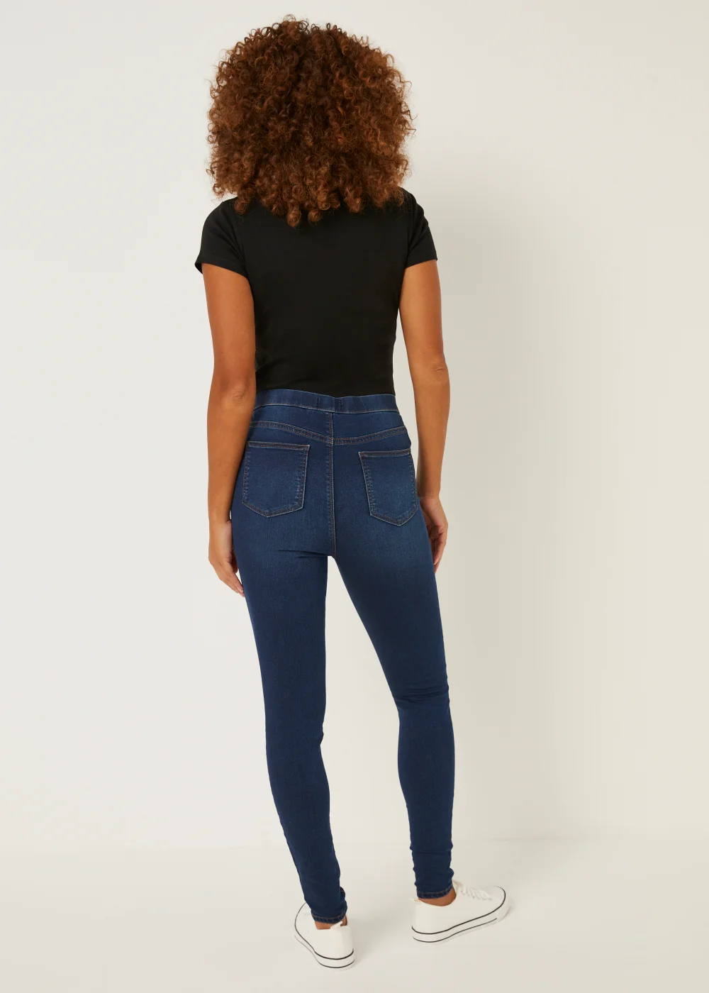 Dark Wash Rosie Pull On Jeggings - 8/L29 Image 2