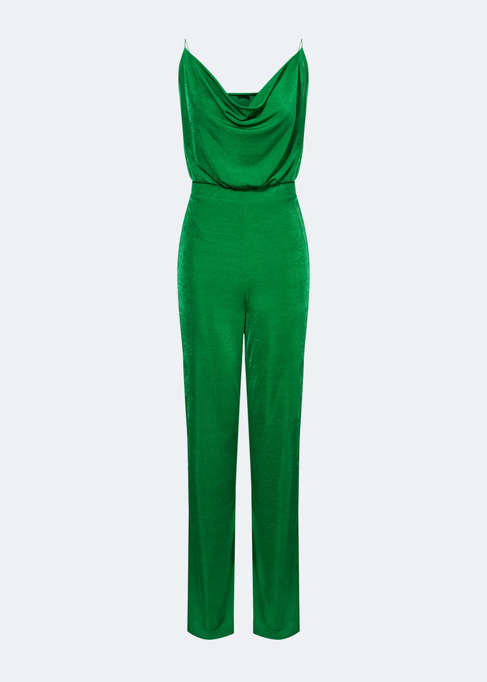 Be Beau Green Slinky Jumpsuit - 6 Image 5