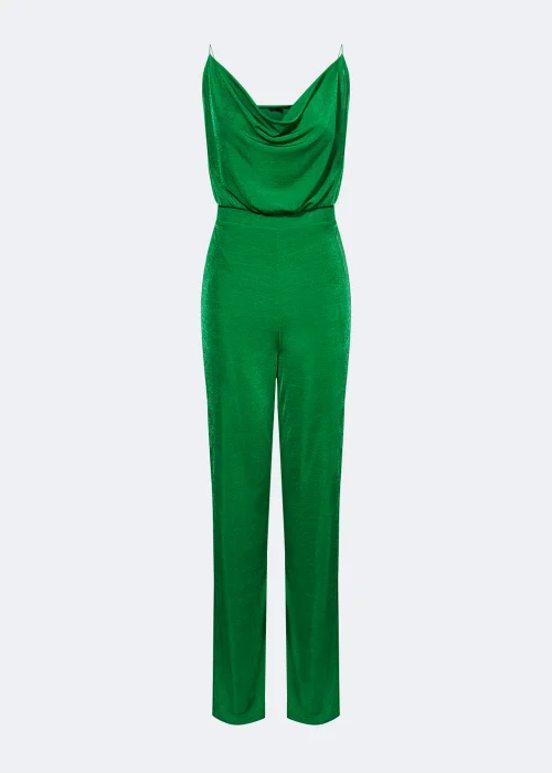 Be Beau Green Slinky Jumpsuit - 6 Image 5