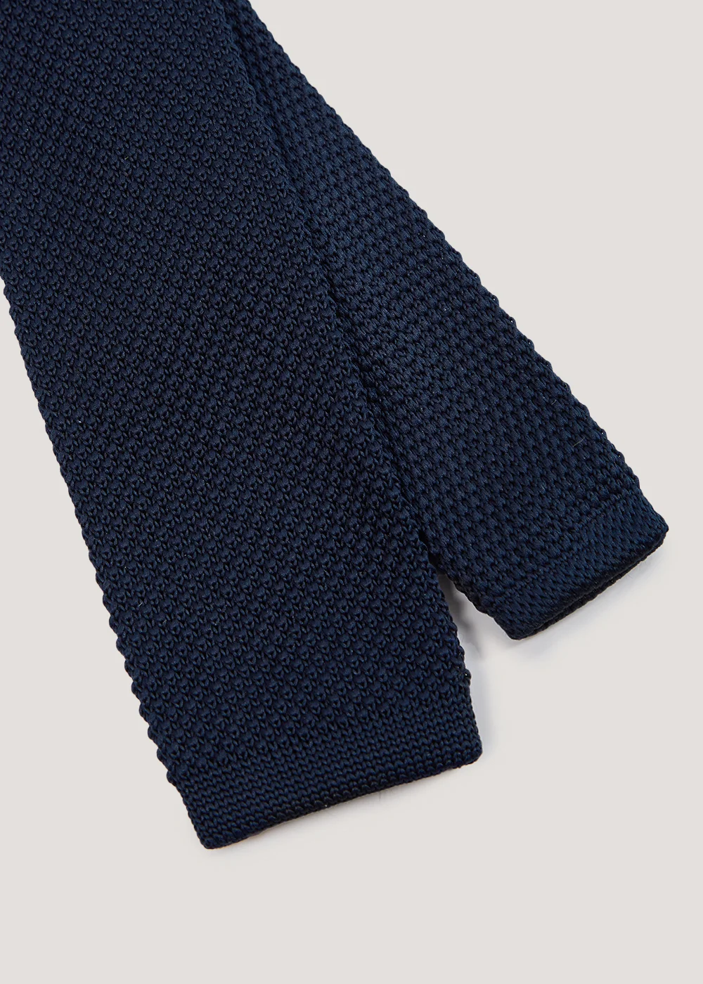 Taylor & Wright Navy Knitted Tie Image 2