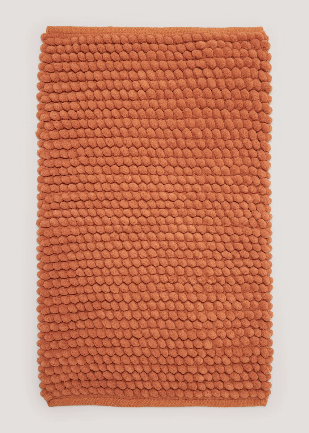 Orange Chunky Bobble Bath Mat (50cm x 80cm) Image 1