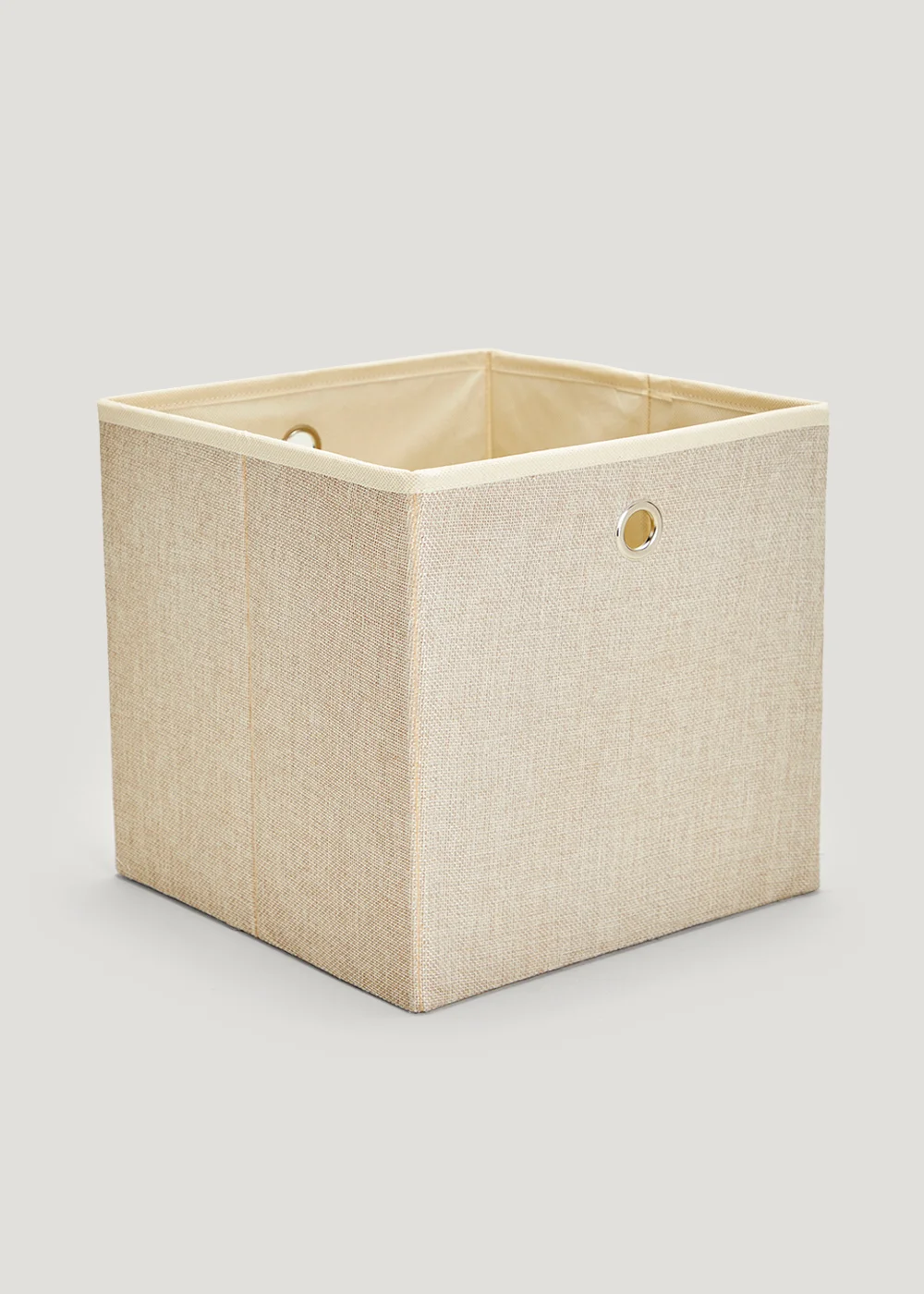 Natural Foldable Storage Box (27cm x 27cm x 27cm) Image 1