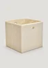 Natural Foldable Storage Box (27cm x 27cm x 27cm) Image 1