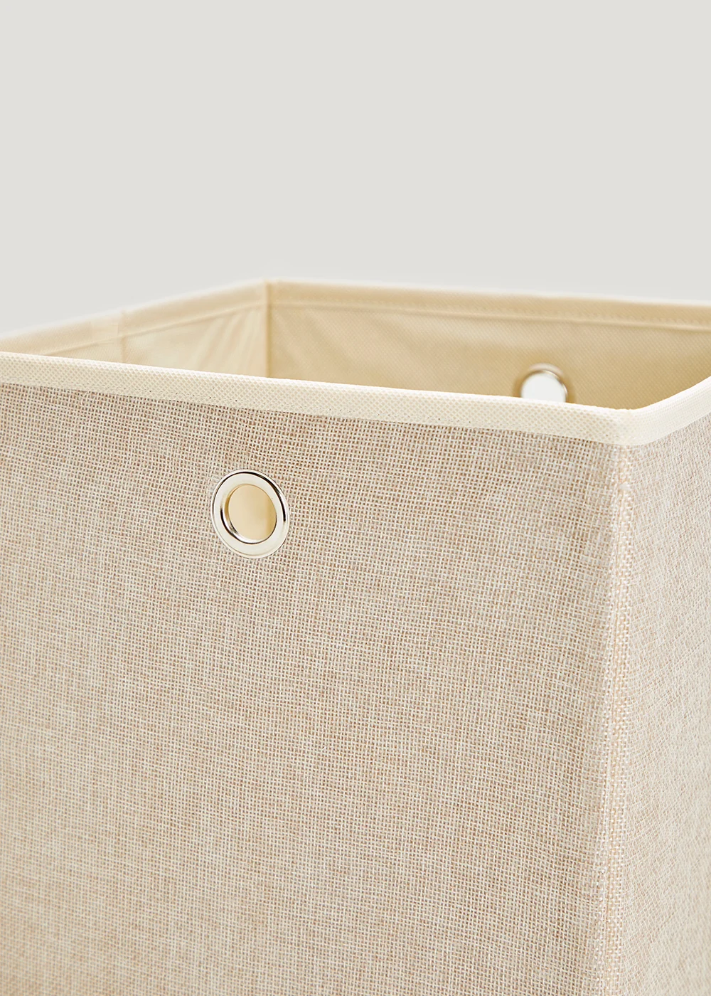 Natural Foldable Storage Box (27cm x 27cm x 27cm) Image 2