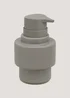 Grey Ceramic Soap Dispenser (15cm x 9.5cm x 9.5cm) Image 1