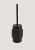 Black Ceramic Toilet Brush (38cm x 12cm x 12cm) Image 1