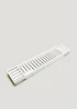 White Bamboo Bath Tray (70cm x 18cm x 35cm) Image 5