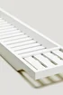 White Bamboo Bath Tray (70cm x 18cm x 35cm) Image 4