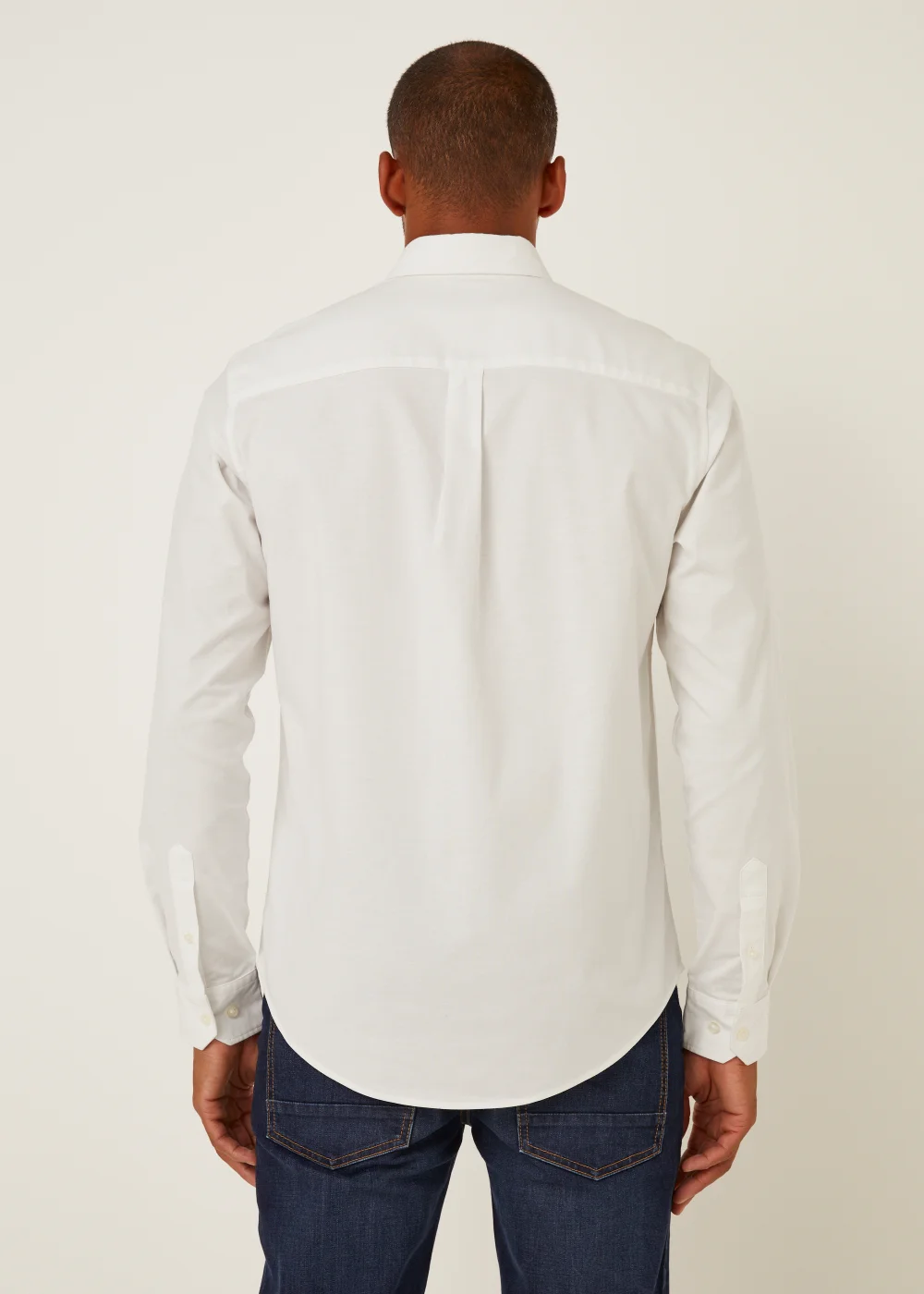 White Oxford Shirt - Small Image 3